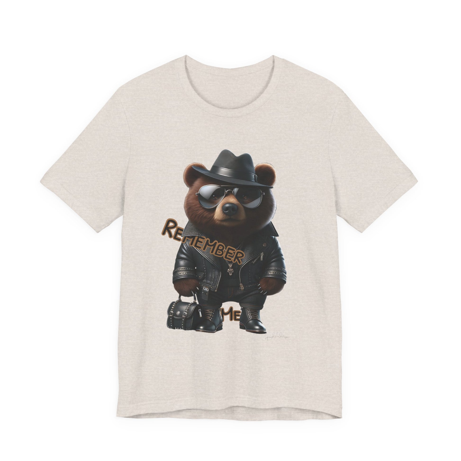 Remember Me Bear Unisex Jersey Short Sleeve Tee image 14