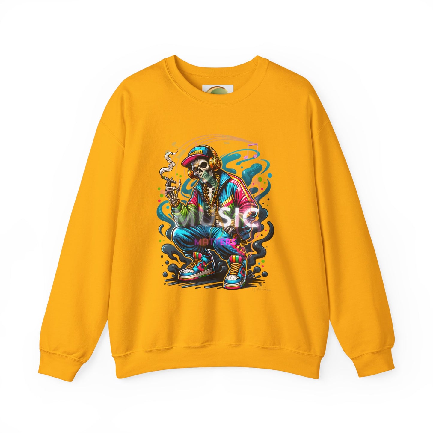 Music Unisex Heavy Blend™ Crewneck Sweatshirt image 8