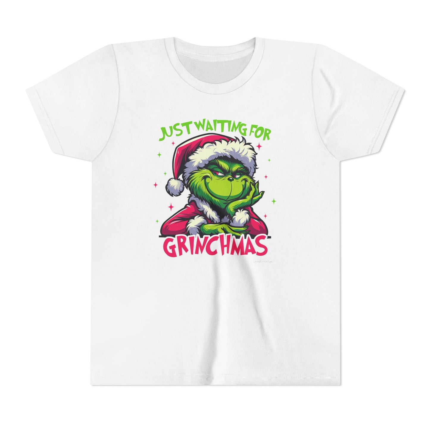 Grinchy Christmas Youth Short Sleeve Tee image 0
