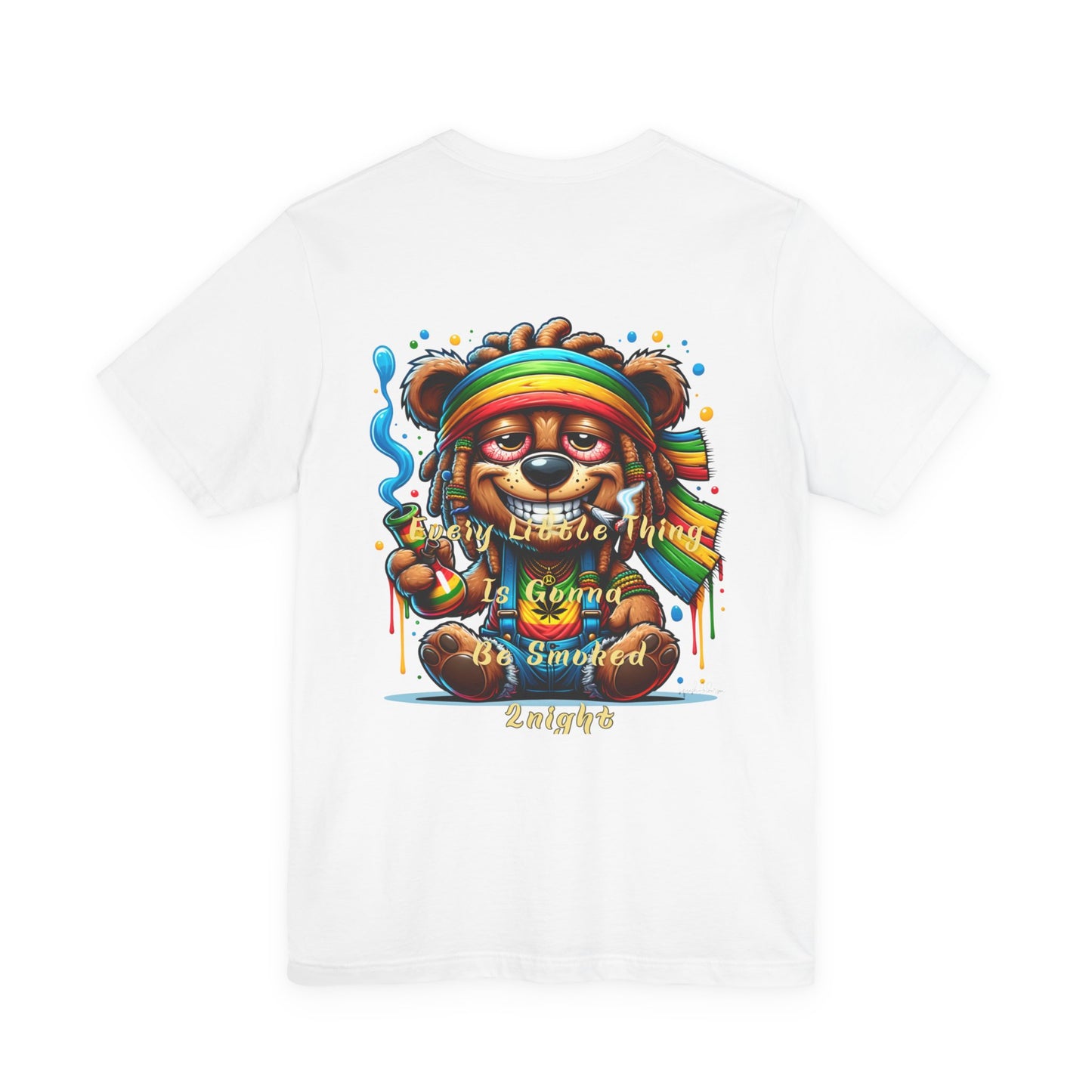 Bear 420 night Unisex Jersey Short Sleeve Tee image 7