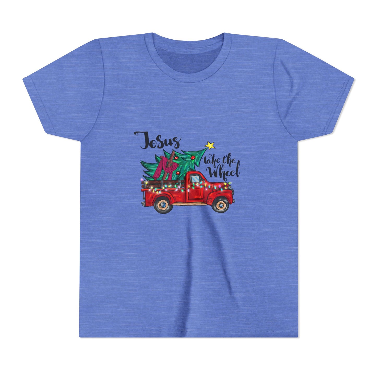 Jesus Take The Wheel Youth Short Sleeve Tee image 12