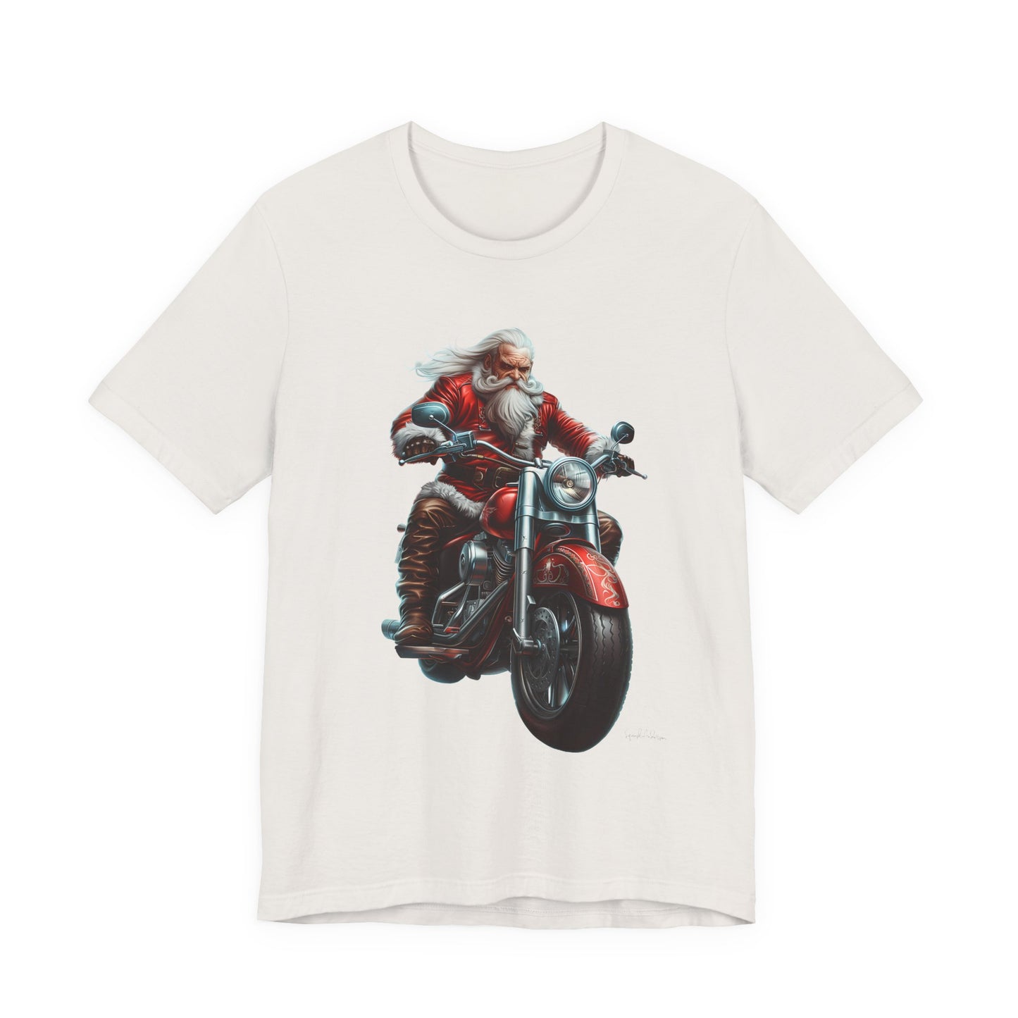 Road Hog Santa Unisex Jersey Short Sleeve Tee image 14