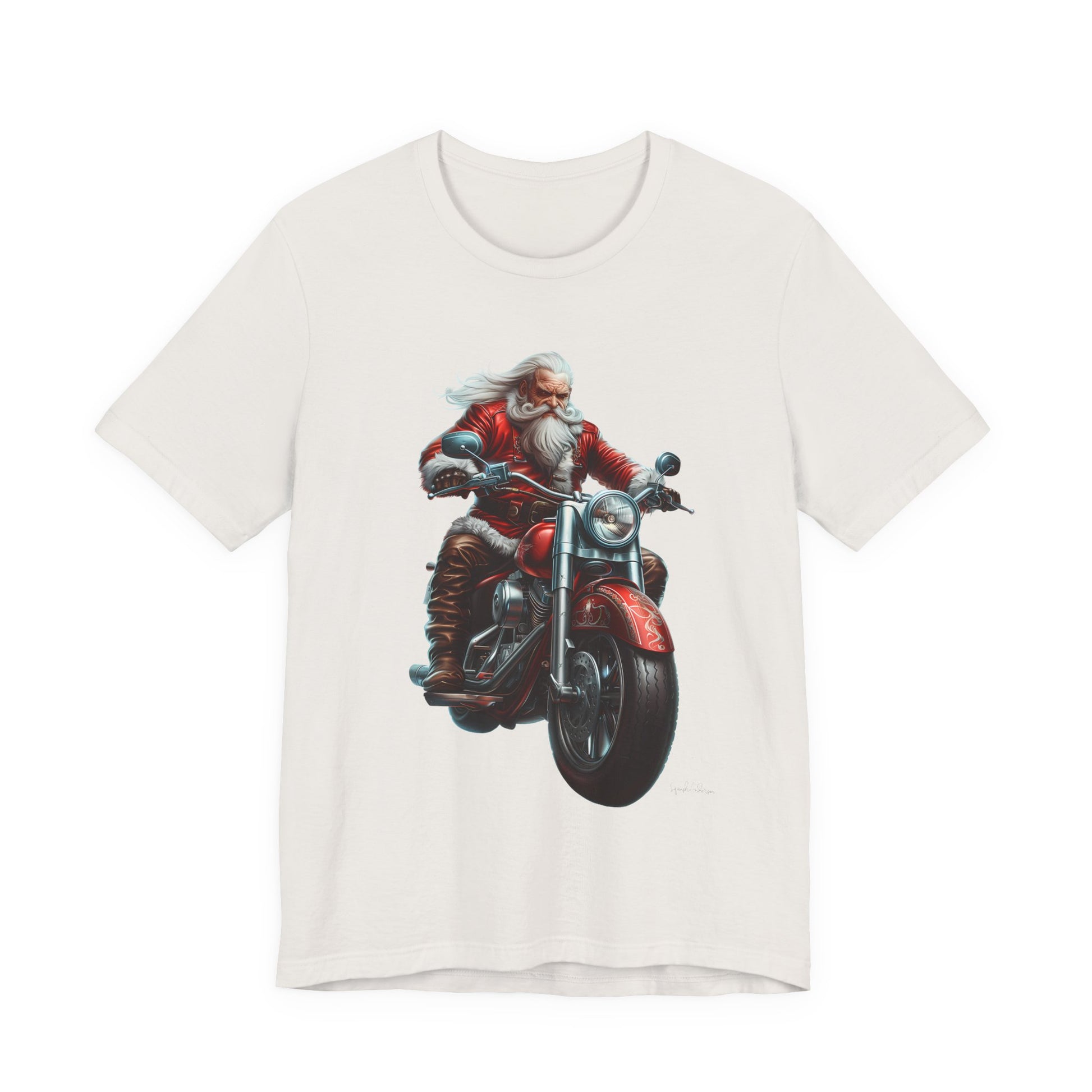 Road Hog Santa Unisex Jersey Short Sleeve Tee image 14