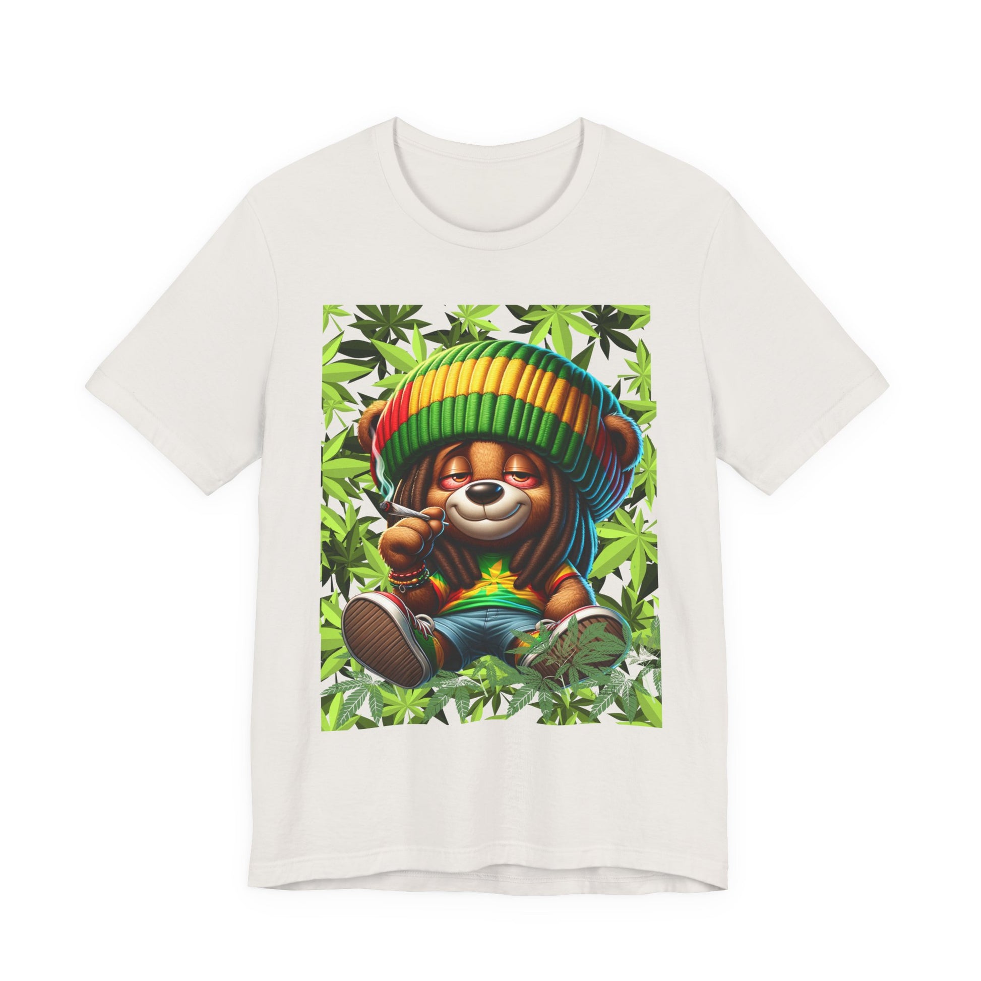Flower Bear Unisex Jersey Short Sleeve Tee image 2