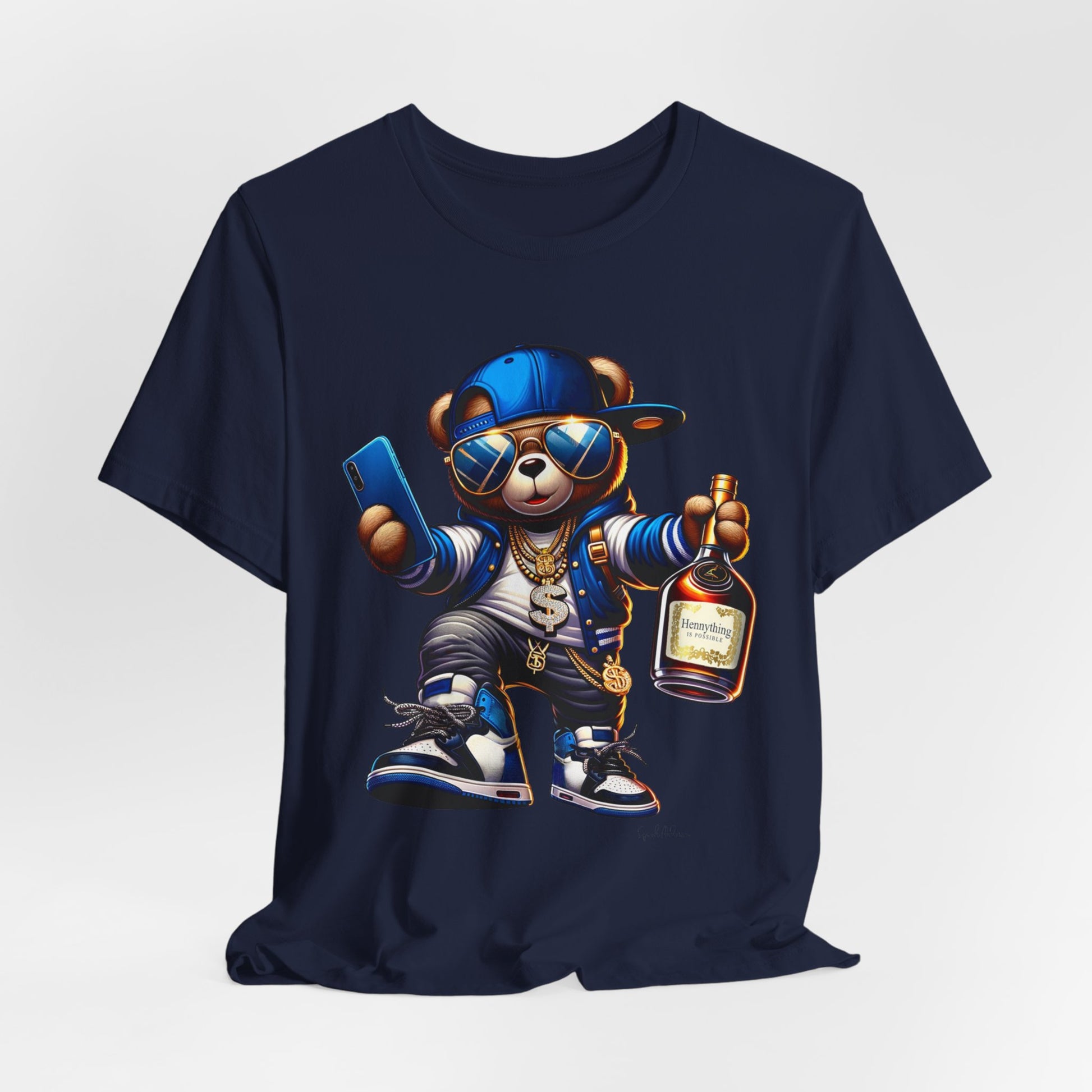 Hennything Bear Unisex Jersey Short Sleeve Tee image 10