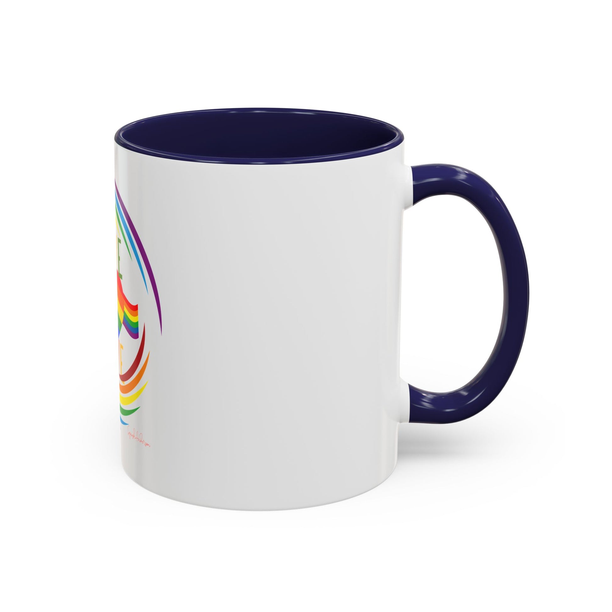 Love is Love Accent Coffee Mug (11, 15oz) image 5
