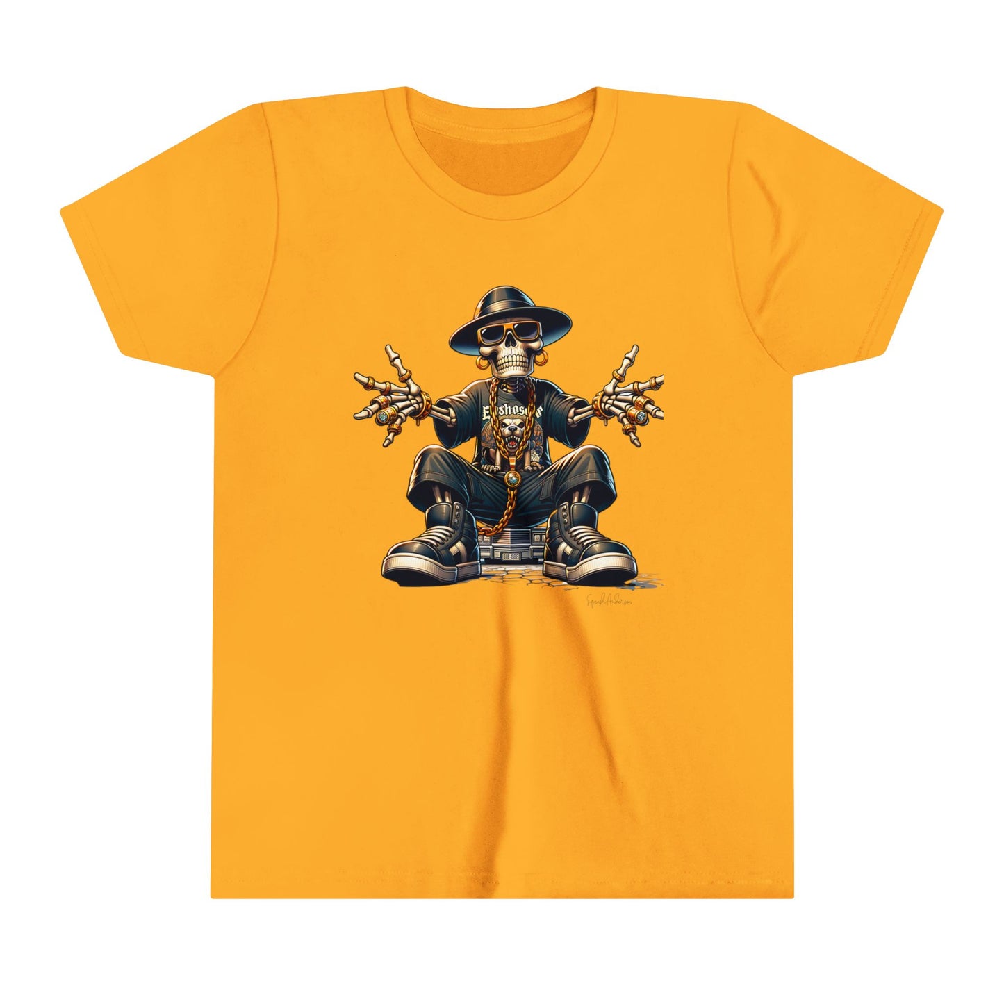 Chained Skeleton Youth Short Sleeve Tee image 8