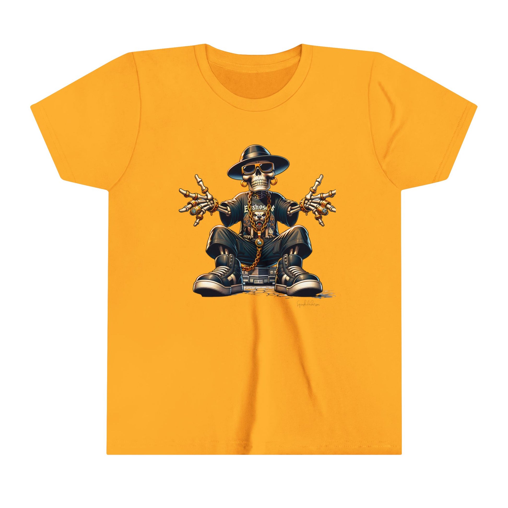 Chained Skeleton Youth Short Sleeve Tee image 8