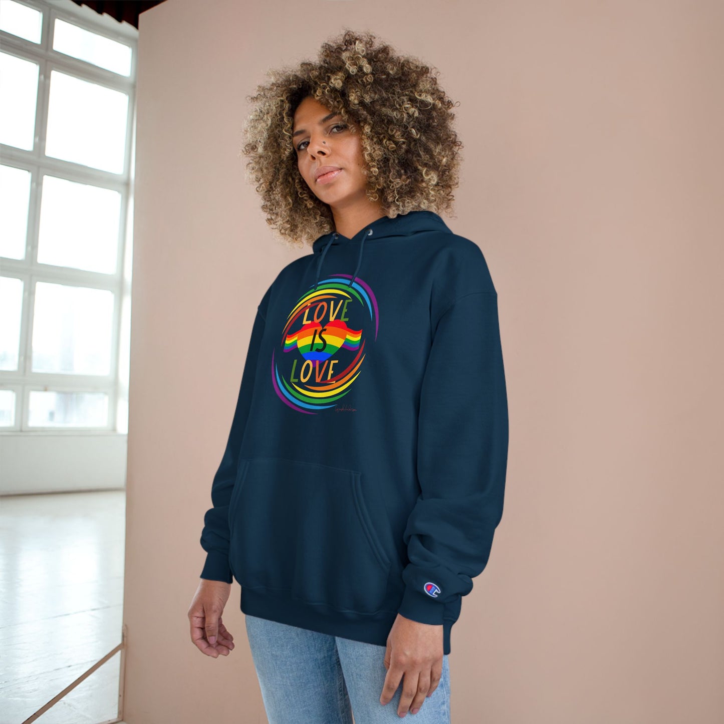 Love is Love Champion Hoodie image 7