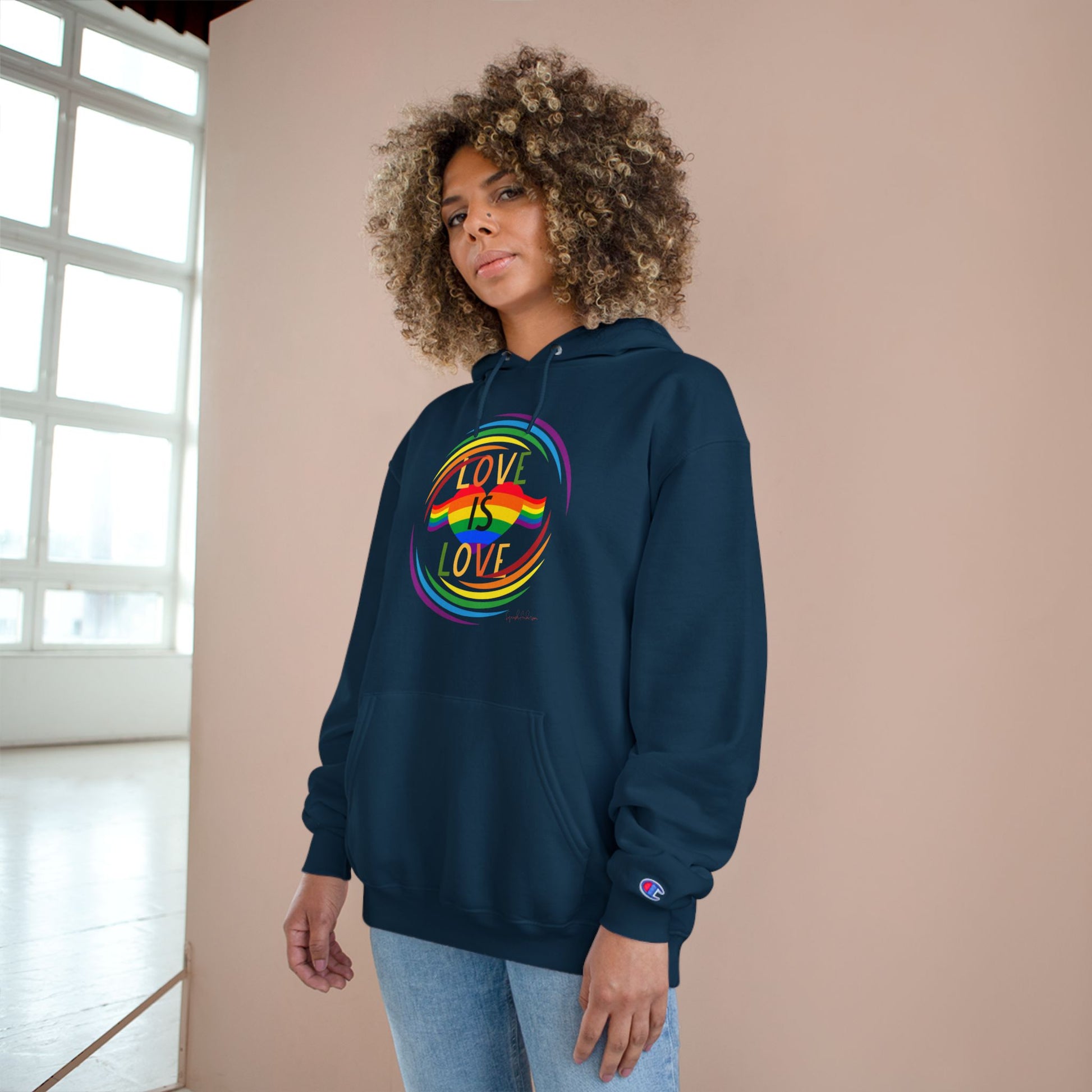 Love is Love Champion Hoodie image 7