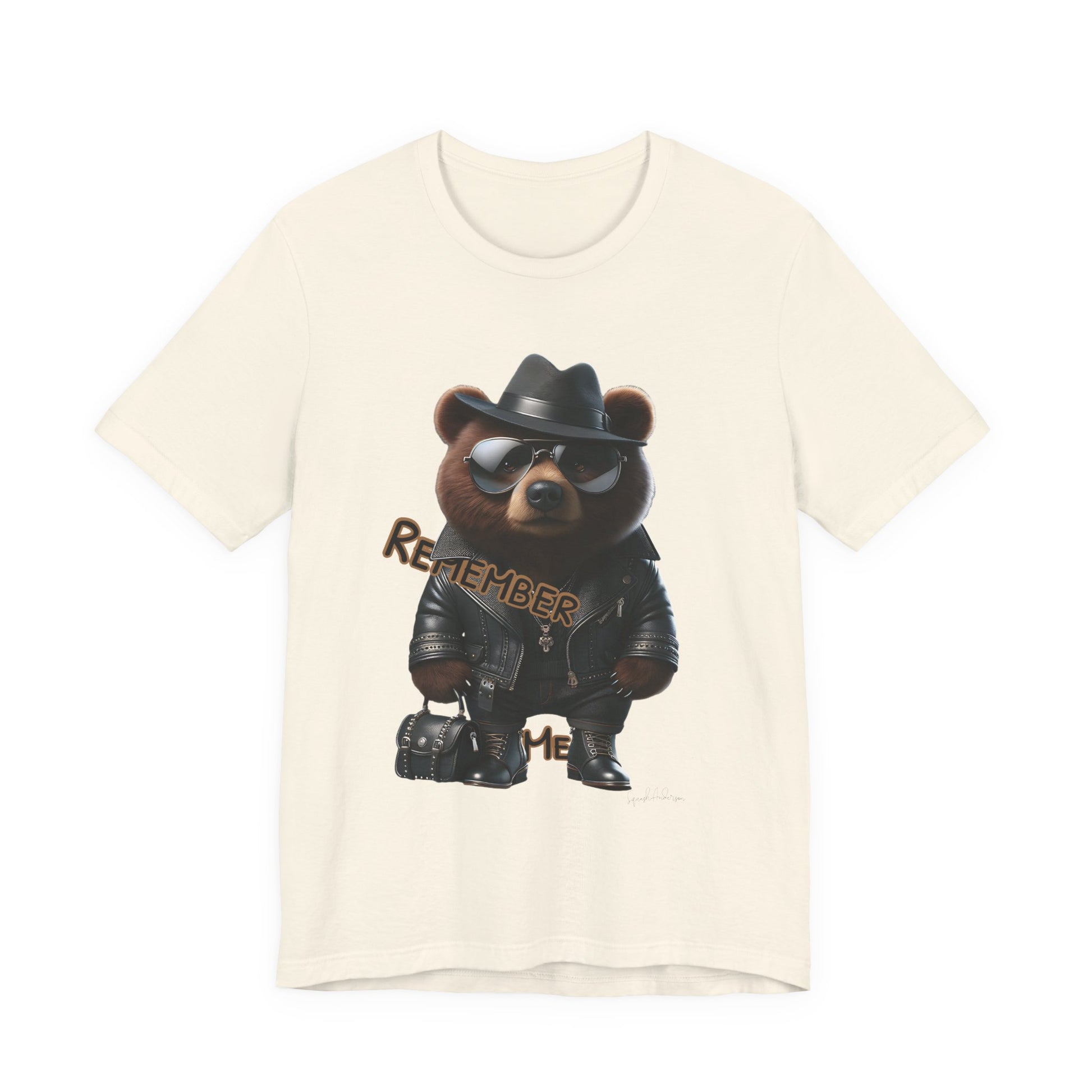 Remember Me Bear Unisex Jersey Short Sleeve Tee image 10