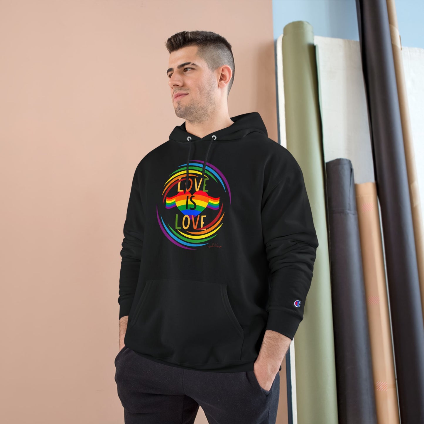 Love is Love Champion Hoodie image 10