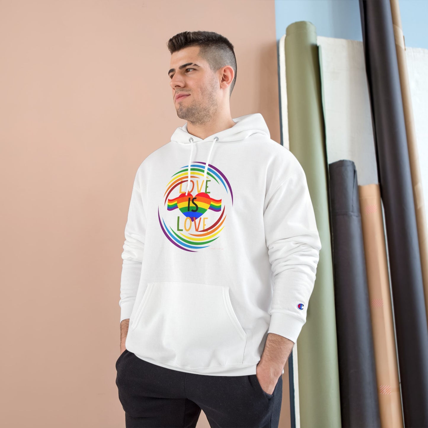 Love is Love Champion Hoodie image 2