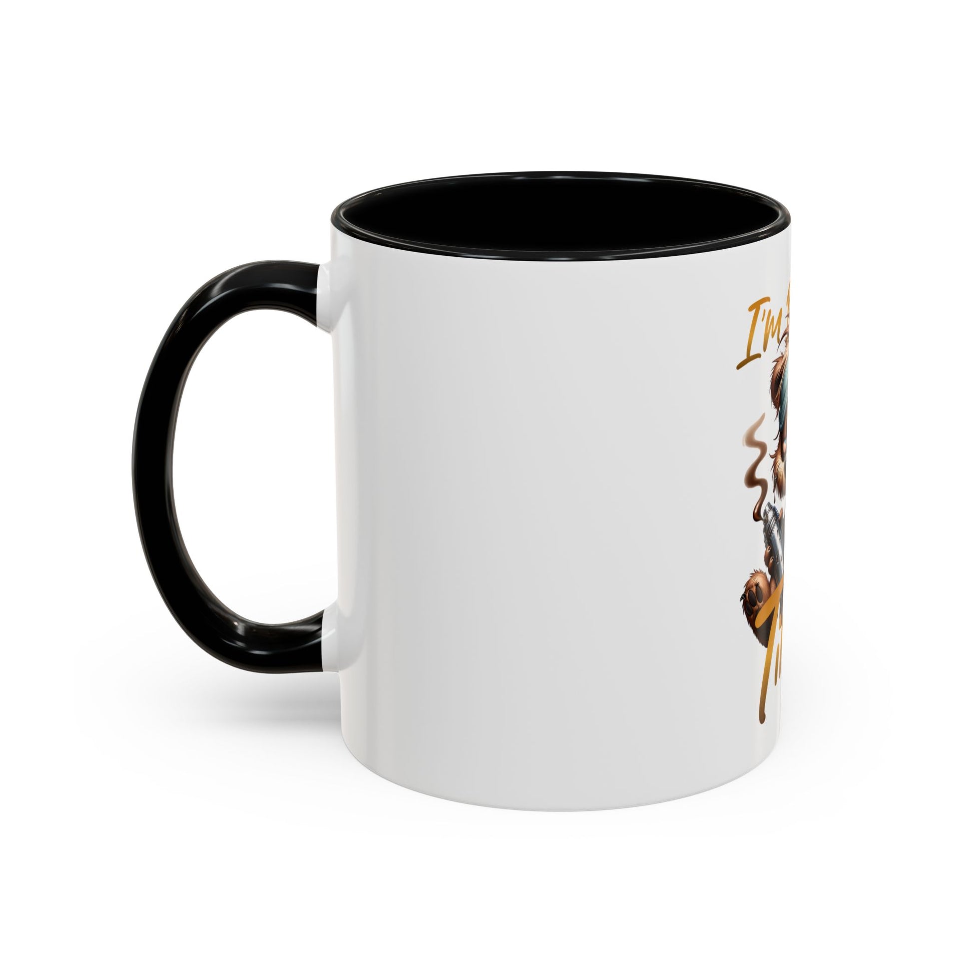 Beary Tired Accent Coffee Mug (11, 15oz) image 2