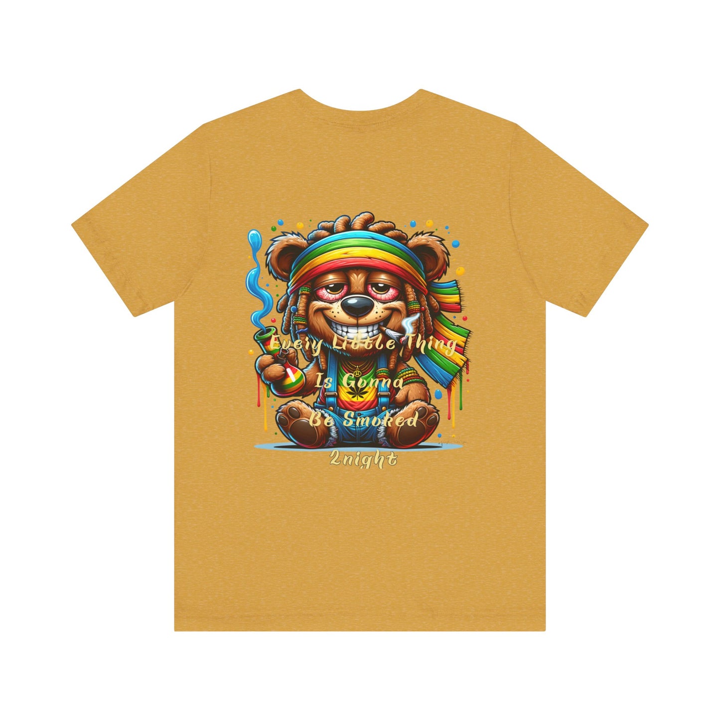 Bear 420 night Unisex Jersey Short Sleeve Tee image 13