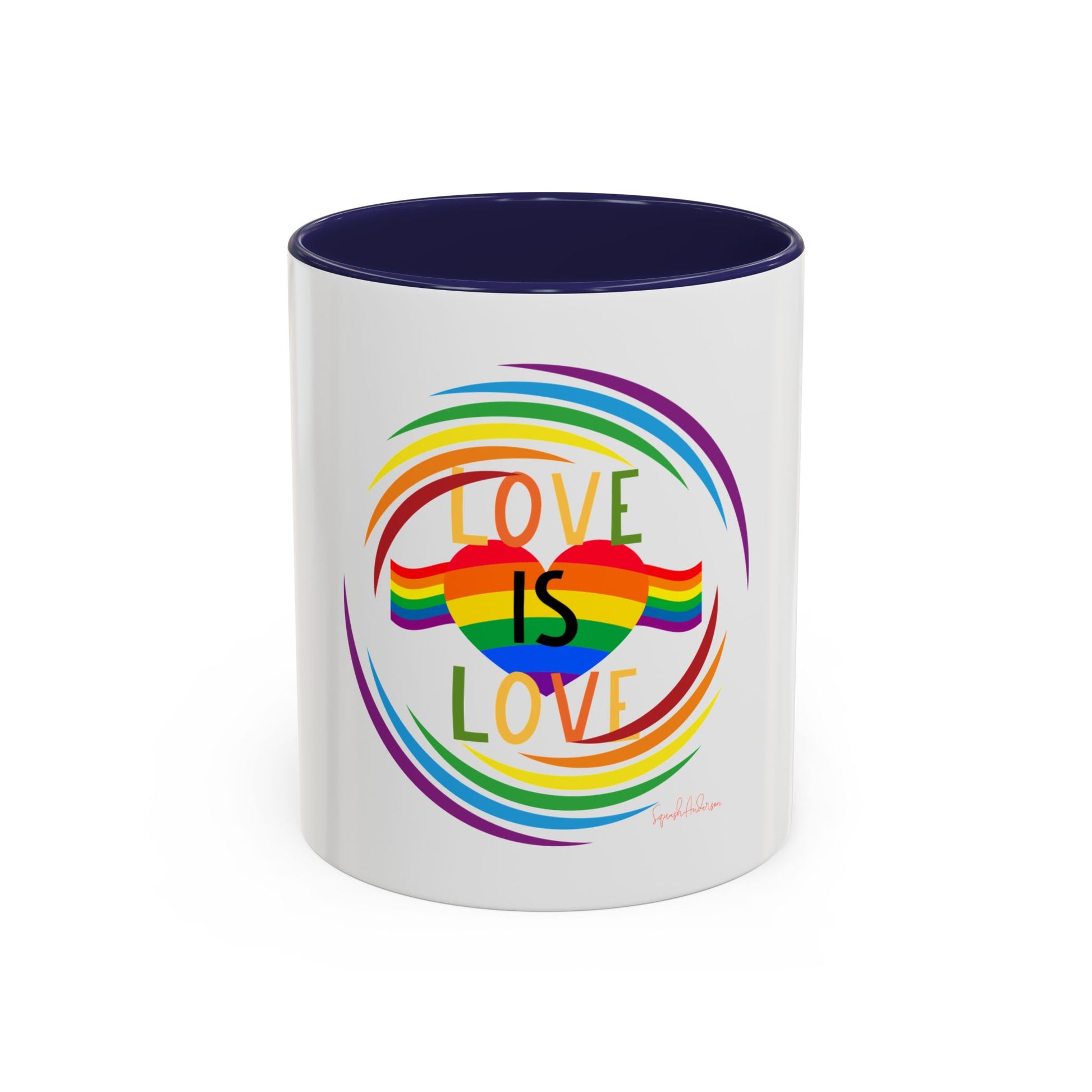 Love is Love Accent Coffee Mug (11, 15oz) image 4