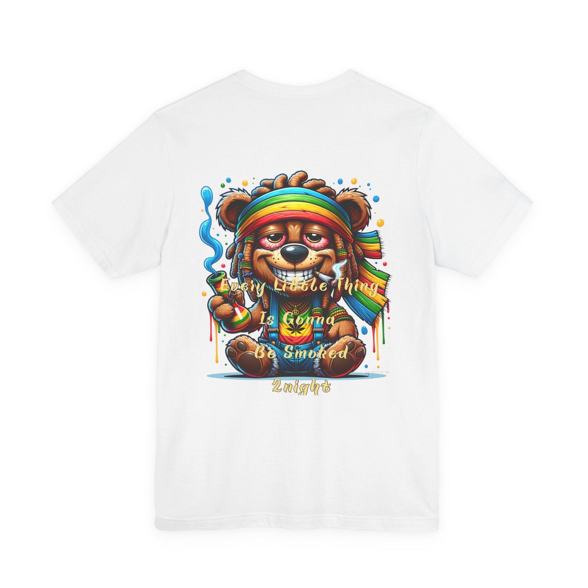 Bear 420 night Unisex Jersey Short Sleeve Tee image 3