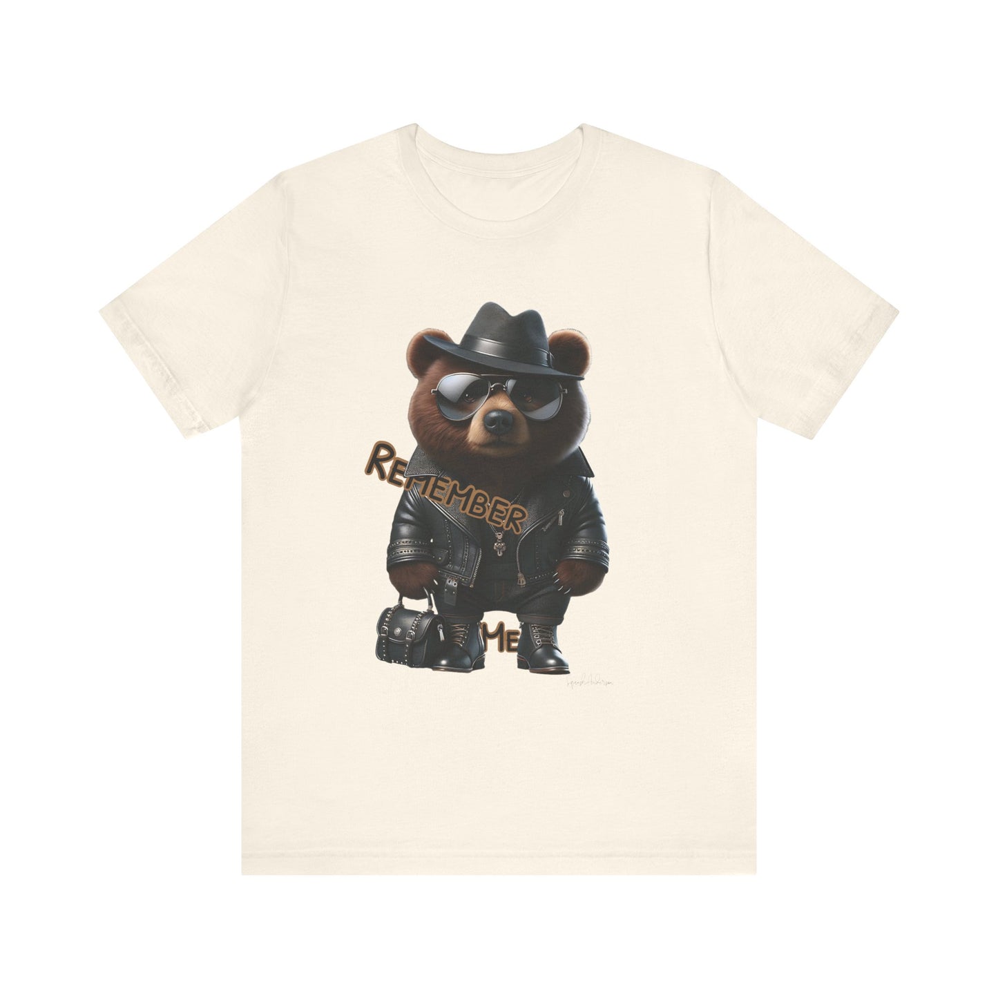 Remember Me Bear Unisex Jersey Short Sleeve Tee image 8