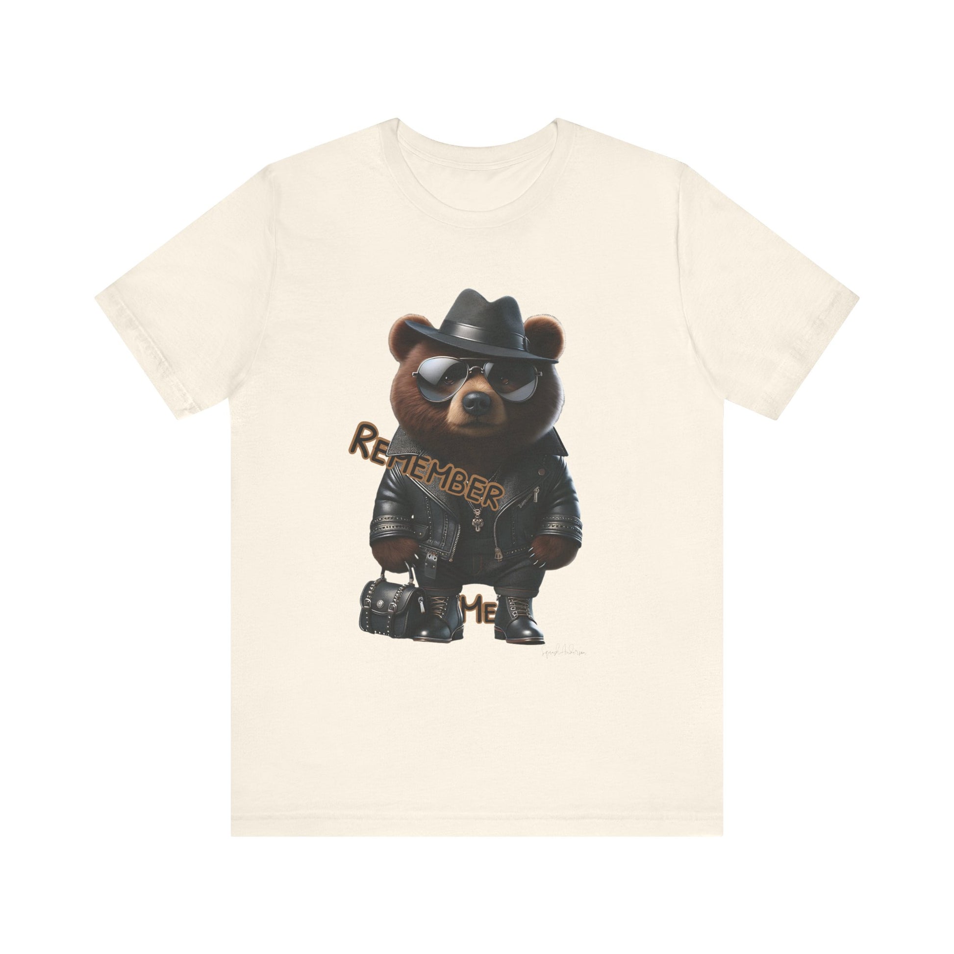 Remember Me Bear Unisex Jersey Short Sleeve Tee image 8