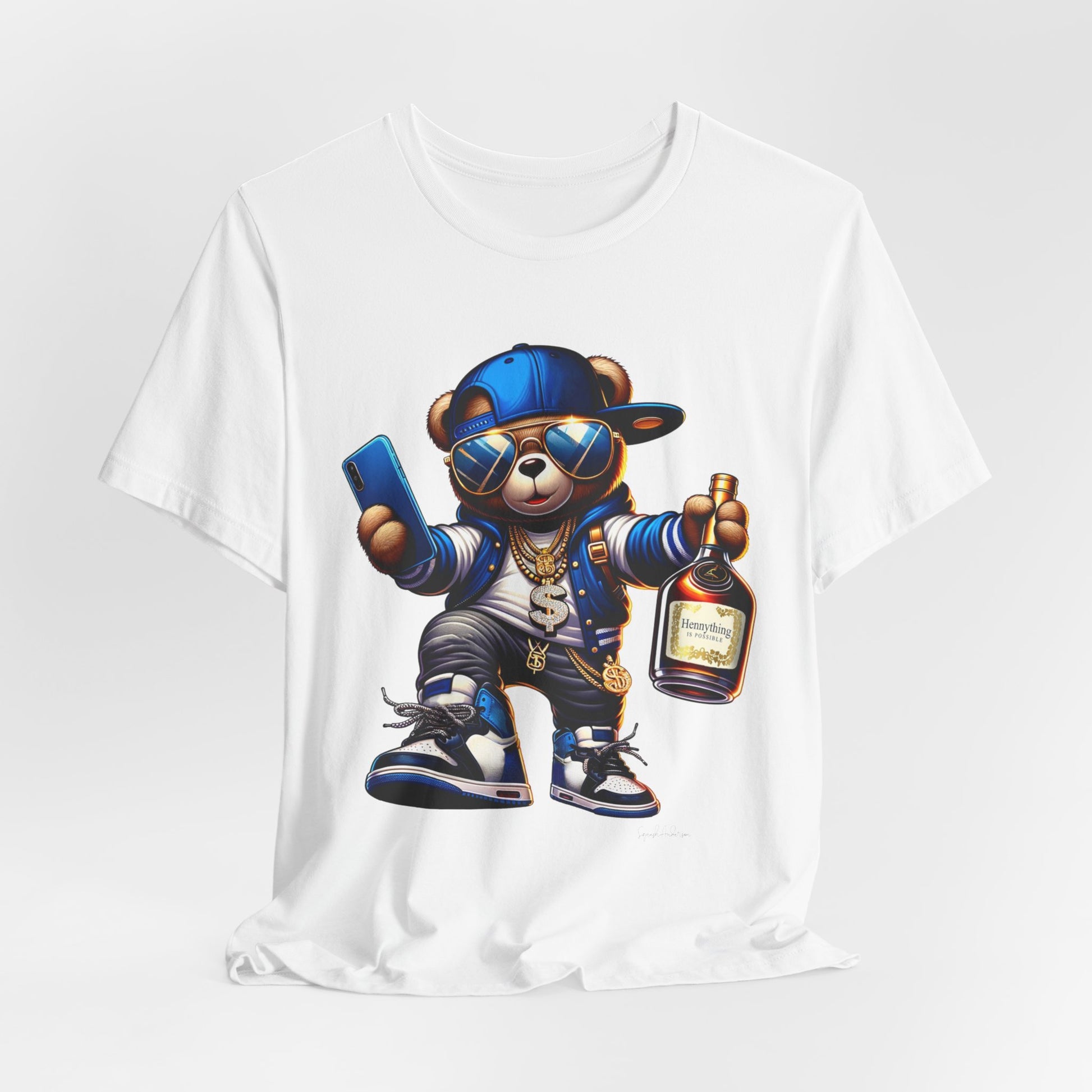 Hennything Bear Unisex Jersey Short Sleeve Tee image 0