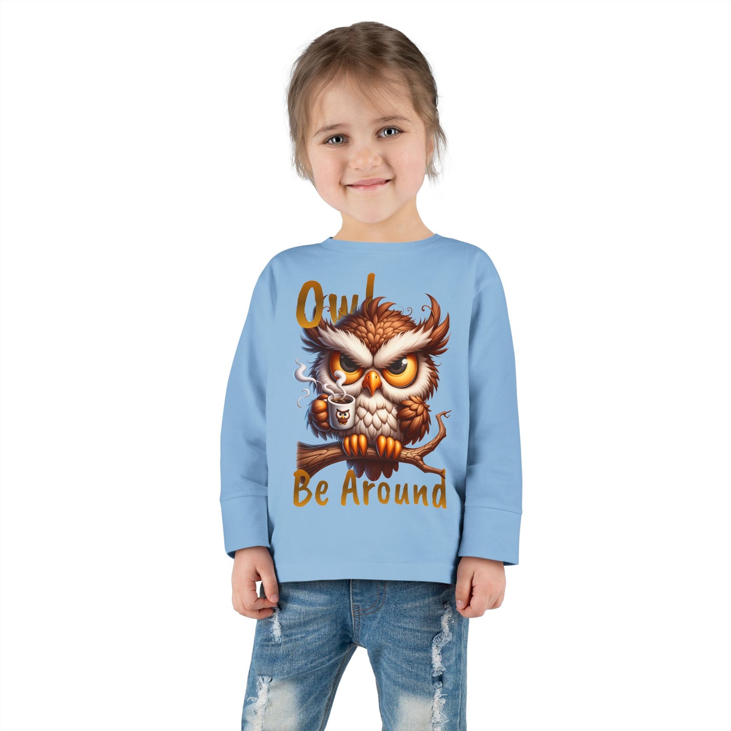 Owl Be Around Toddler Long Sleeve Tee image 13