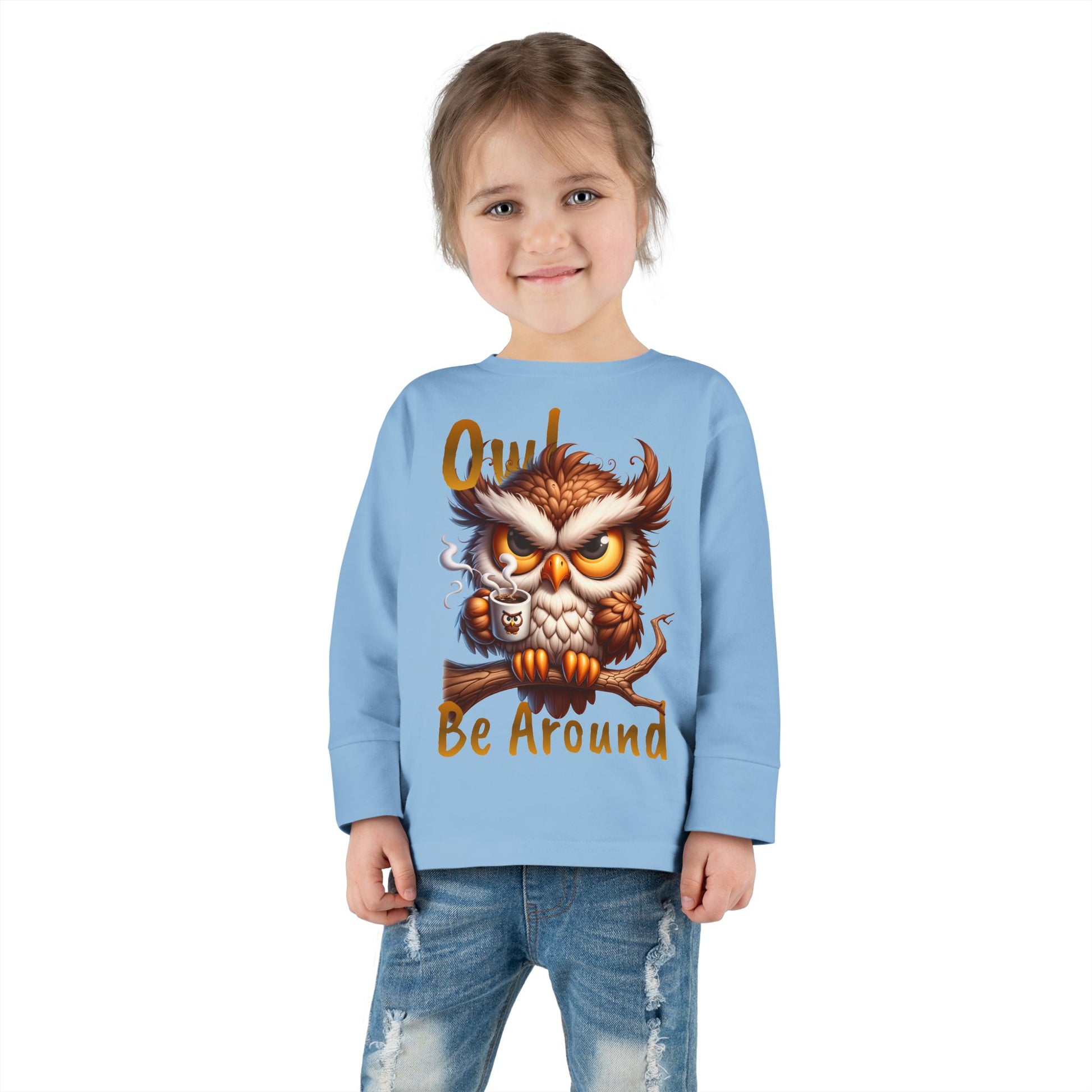 Owl Be Around Toddler Long Sleeve Tee image 13