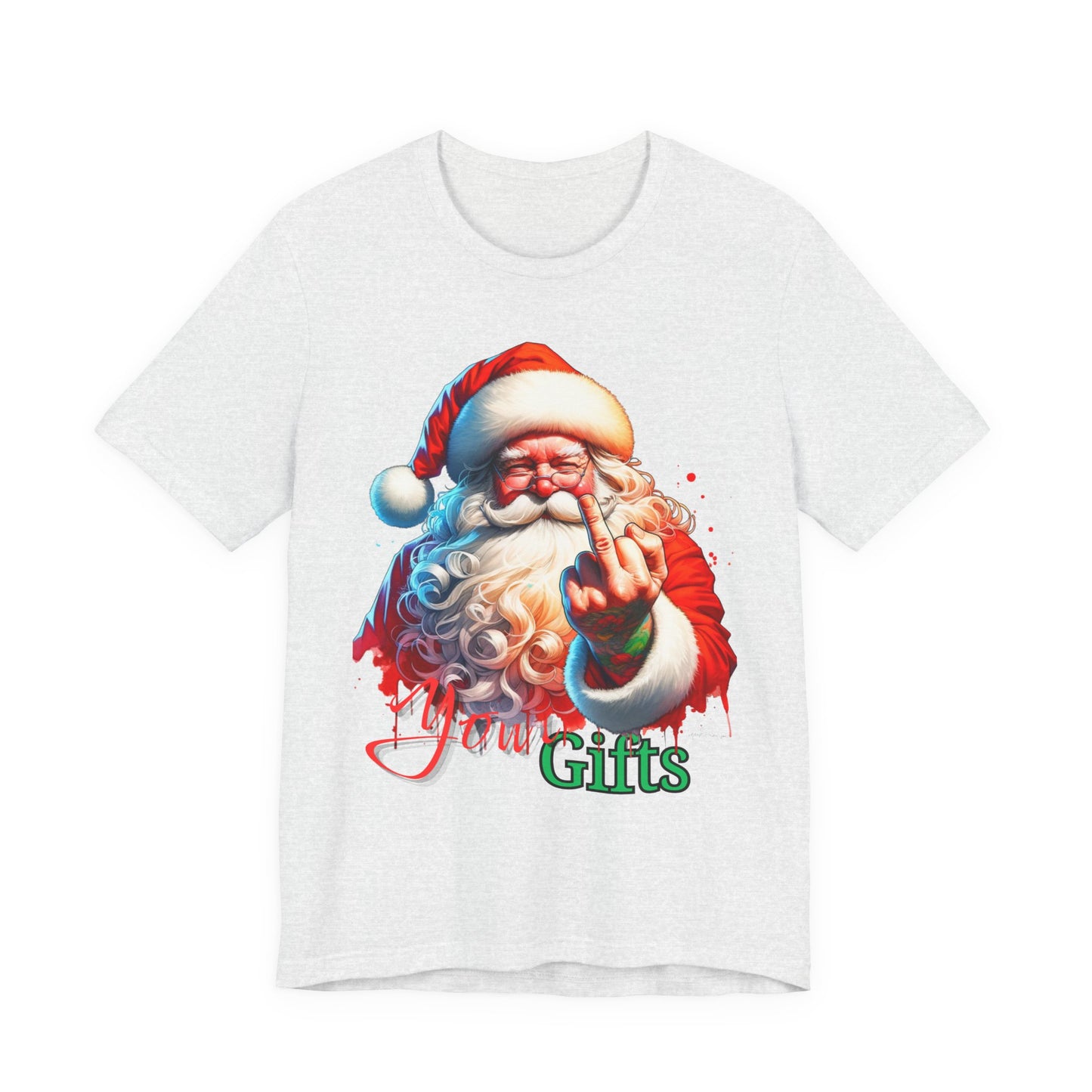 Mean Santa Your Gifts Unisex Jersey Short Sleeve Tee image 6