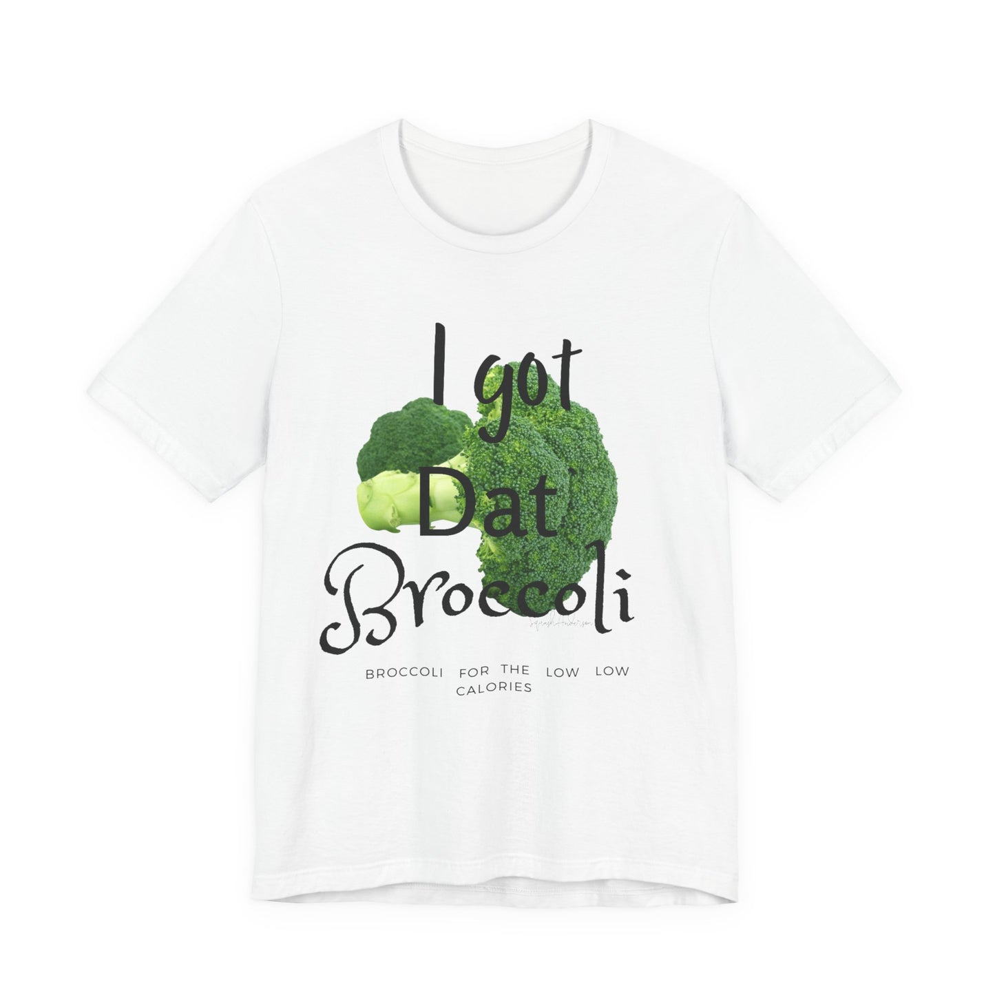 Broccoli for the low low Unisex Jersey Short Sleeve Tee image 2